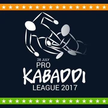 Kabaddi. Stock Illustration