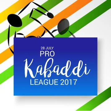 Kabaddi. Stock Illustration