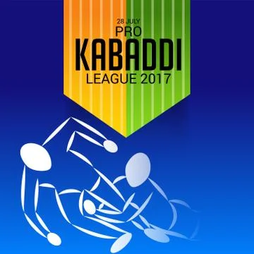 Kabaddi. Stock Illustration