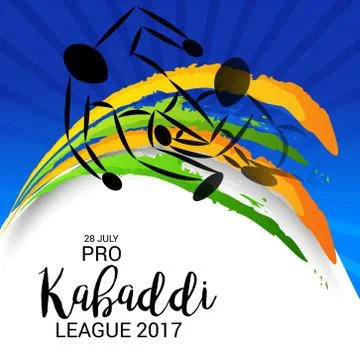 Kabaddi. Stock Illustration