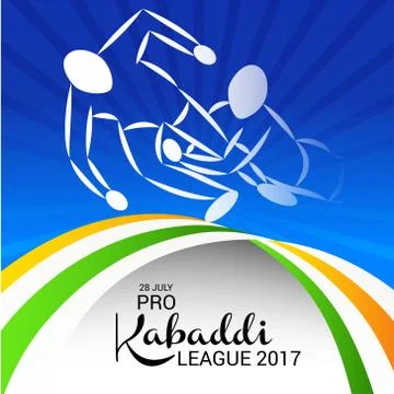 Kabaddi. Illustrazione stock
