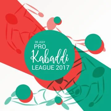 Kabaddi. Stock Illustration