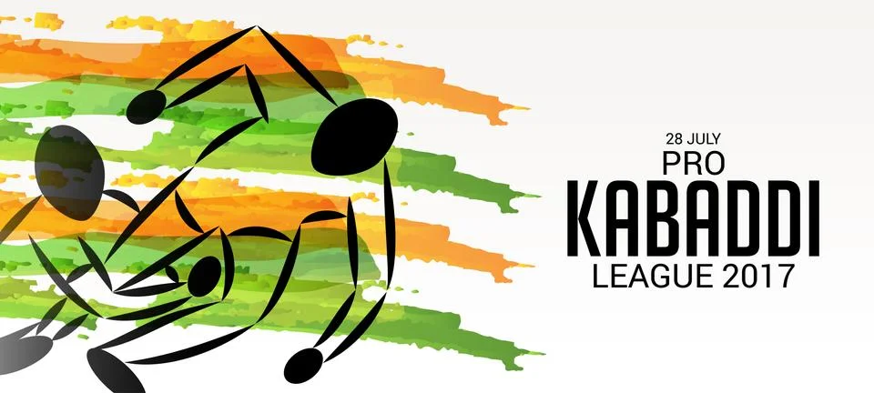 Kabaddi. Stock Illustration