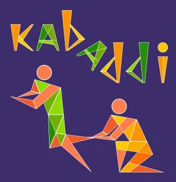 Kabaddi Stock Illustration