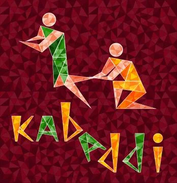 Kabaddi Stock Illustration