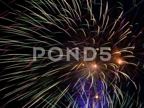 Kaboom - Fireworks Bursts Stock Photos