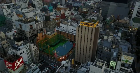 Kabukicho Skyline dusk Stock-Footage 99225631