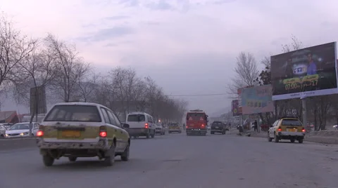 Kabul road view Vidéo 45174394