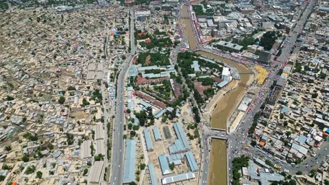 Kabul's Aerial Splendor Stock-Footage 274528394