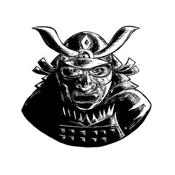 Kabuto Samuria Zentagle Stock Illustration