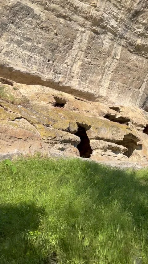 Kachi-Kalon cave monastery Stock Footage 248567929