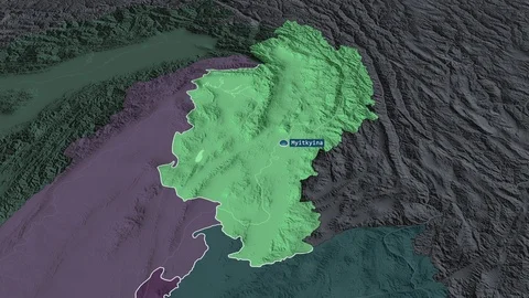 Kachin - state of Myanmar. Set of animations Stock Footage 115274602