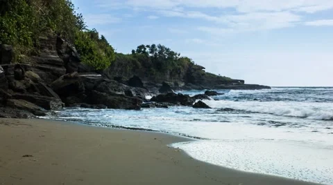 Kadanga Beach Stock Footage