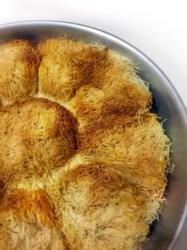 Kadayif dessert background unit isolate Stock-Fotos