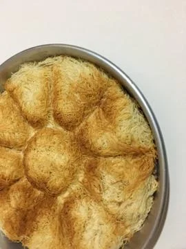 Kadayif dessert background unit isolate Stock Photos