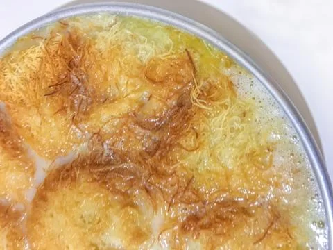 Kadayif dessert background unit isolate 스톡 사진