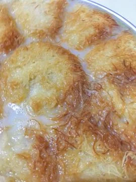 Kadayif dessert background unit isolate Stock-Fotos