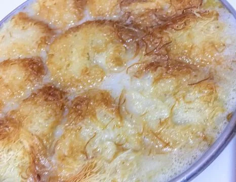 Kadayif dessert background unit isolate Stock Photos