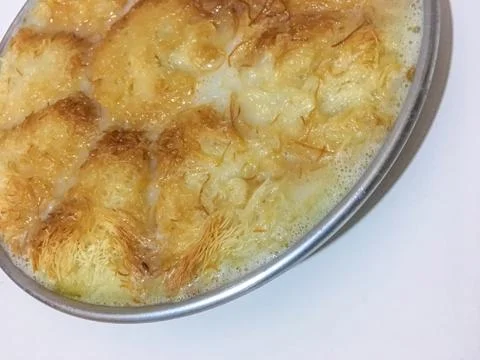 Kadayif dessert background unit isolate Stock Photos