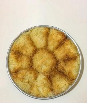 Kadayif dessert background unit isolate Stock-Fotos