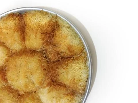 Kadayif dessert background unit isolate Stock Photos