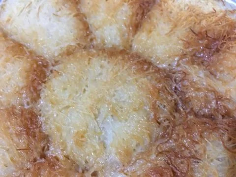 Kadayif dessert background unit isolate Stock Photos