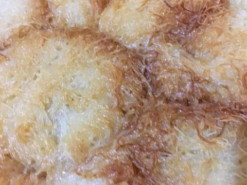 Kadayif dessert background unit isolate Stock Photos