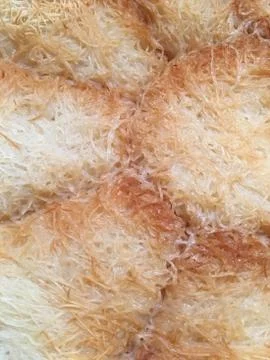 Kadayif dessert background unit isolate Stock Photos