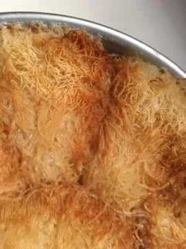 Kadayif dessert background unit isolate 스톡 사진