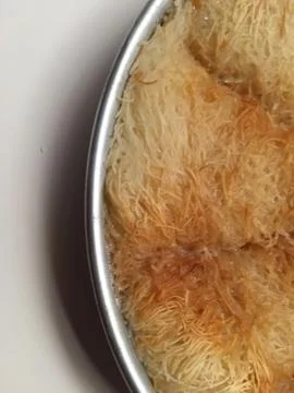 Kadayif dessert background unit isolate Stock Photos