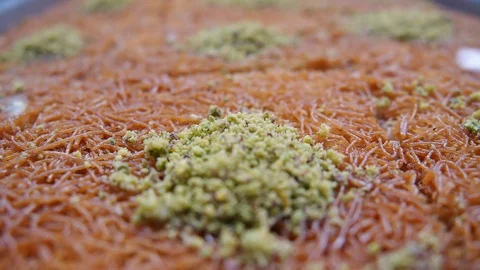 Kadayif Turkish Dessert Stock Footage 114687376