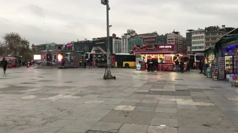 Kadikoy dock Video stock 144279430