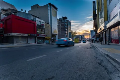 Kadikoy Streets Timelapse  Stock Footage 153487208