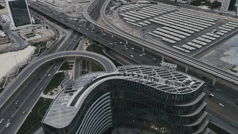 KAFD - King Abdullah Financial District Stock Footage 285324407