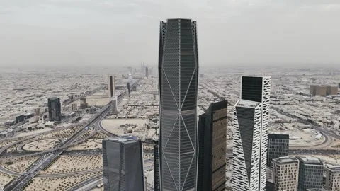KAFD - King Abdullah Financial District Stock Footage 285324933