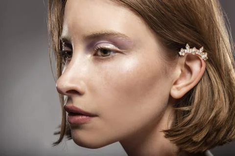 Kaffa in the ear Stock Photos