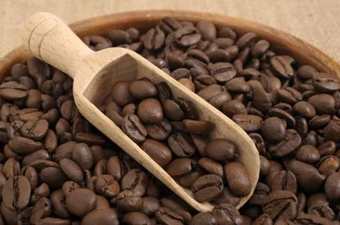 Kaffee Kaffebohnen Stock Photos