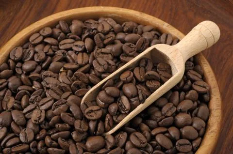 Kaffee Kaffebohnen Stock Photos