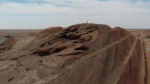 Kaftar Mountain offers a mesmerizing sight from the ground, stock footage. Stock Footage 304865878