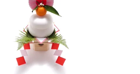 KAGAMI MOCHI Stock Footage 318210922