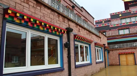 Kagyu Samye Ling Monastery and Tibetan Centre - Monastery Stock Footage 51867224