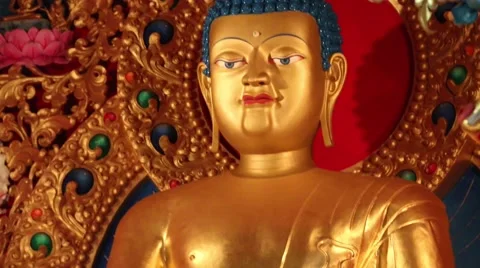 Kagyu Samye Ling Monastery and Tibetan Centre - Buddha Stock Footage 51867643