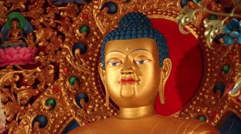 Kagyu Samye Ling Monastery and Tibetan Centre - Buddha 스톡 동영상 51868037