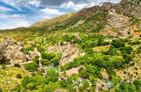 The Kahta Stream in the Eastern Taurus Mountains, Turkey Stock Photos
