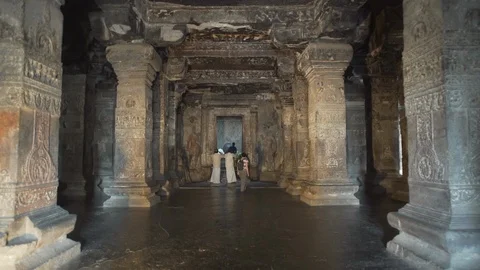 Kailasa temple Stock Footage 111375542