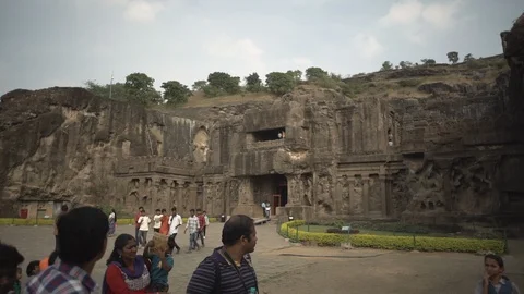 Kailasa temple Stock Footage 111376450