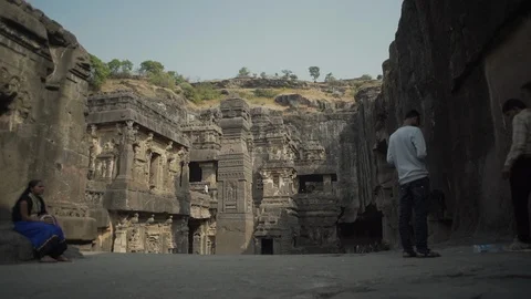 Kailasa temple Stock Footage 111381730