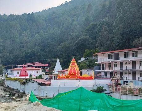 Kainchi Dham ashram 03-11-2025 –A Spiritual Retreat in the Hills of Uttarakhand. Stock Photos