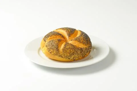 Kaiser roll - part of a typical Austrian breakfast Stock Photos
