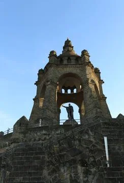 Kaiser Wilhelm Monument 스톡 사진